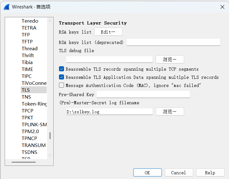 wireshark-config